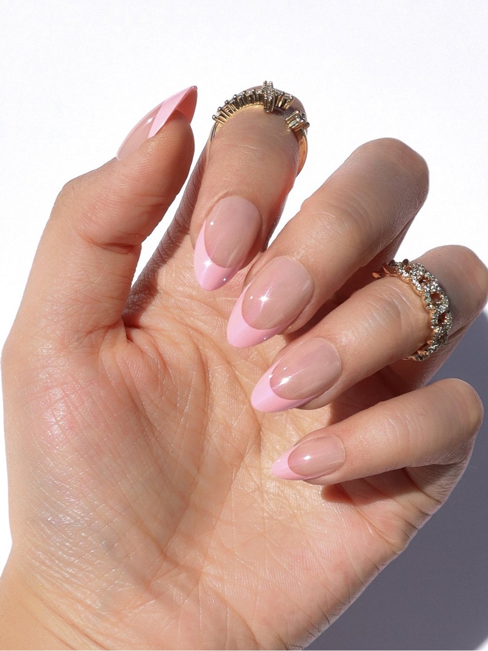 NWOT Nail Reformation Press-On Nails in Short Almond “Rose Bud”